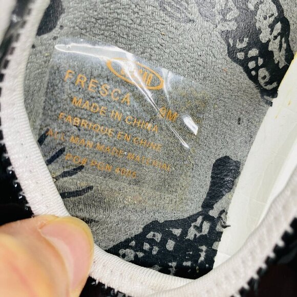 Cougar Fresca 2 Way Comfort Black And White Sandals S 9​​​​​​​​​ - Picture 11 of 14